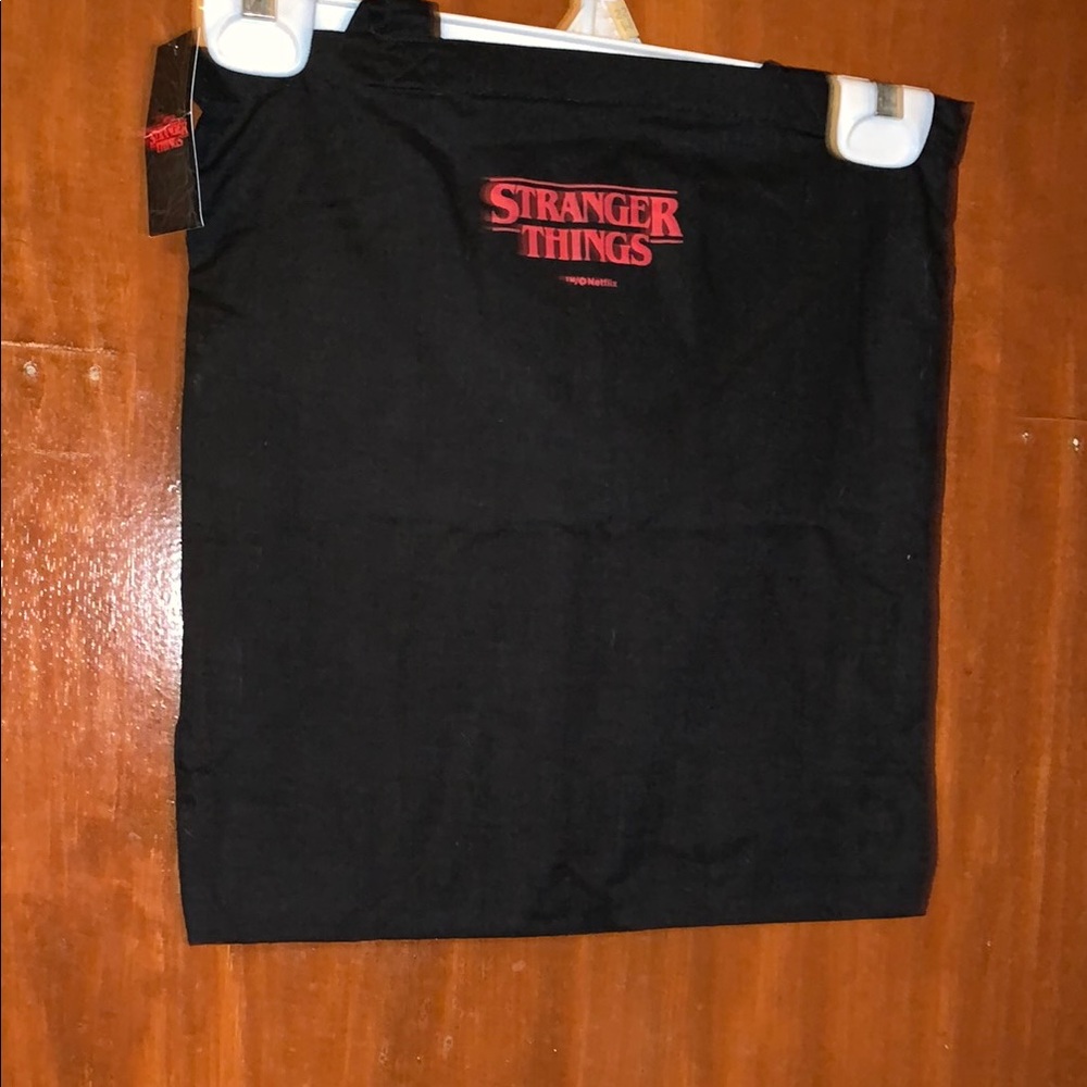 Stranger Things Black Tote Bag